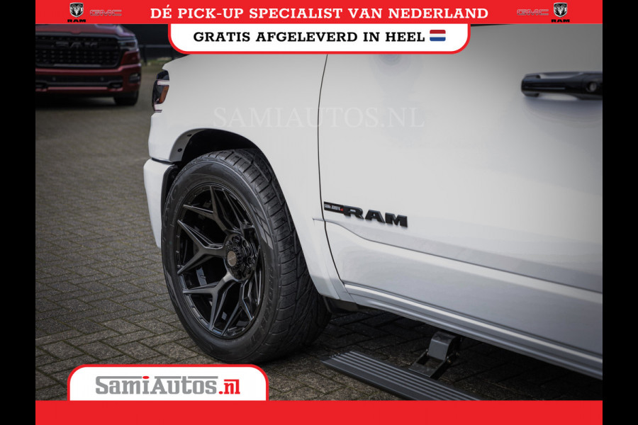 Dodge Ram 1500 LIMITED NIGHT H.O 540PK 706 Nm | XB9 | MASSAGE | BOM VOL | PWD IVORY | CREW CAB | DUBBELE CABINE | GRIJSKENTEKEN | 5 PERSOONS | DE MEEST LUXUEUZE en BEGEERDE Pick-up | VOORRAAD NR 2351 - 7478