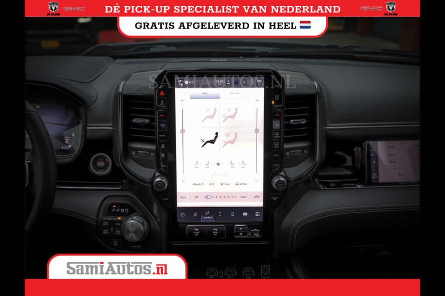 Dodge Ram 1500 LIMITED NIGHT 540PK 706 Nm HIGH OUTPUT | XB9 | MASSAGE | BOM VOL | CREW CAB | DUBBELE CABINE | GRIJSKENTEKEN | DE MEEST LUXUEUZE en BEGEERDE Pick-up VOORRAAD NR 2354 - 3380