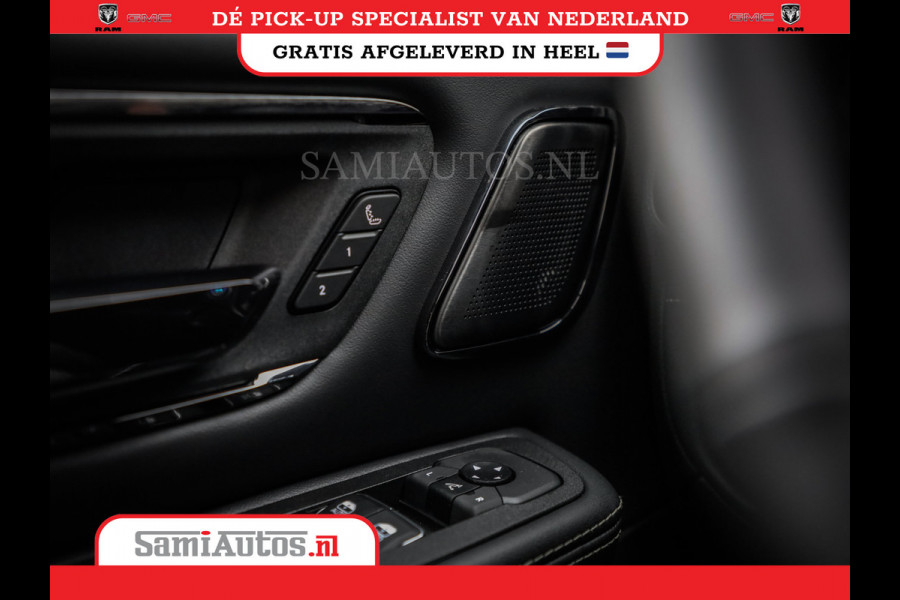 Dodge Ram 1500 LIMITED NIGHT DE MEEST LUXUEUZE PICK UP HIGH OUTPUT H.O 540PK 706 Nm 2025 | XB9 | MASSAGE | BOM VOL | CREW CAB | DUBBELE CABINE | GRIJSKENTEKEN | VOORRAAD NR 2331 - 5133
