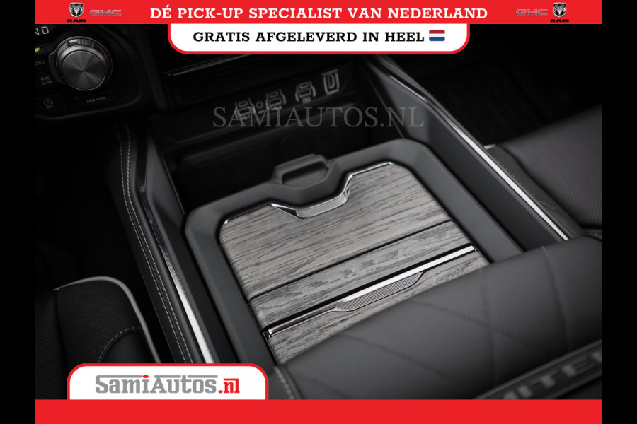 Dodge Ram 1500 LIMITED DE MEEST LUXUEUZE PICK UP HIGH OUTPUT H.O 540PK 706 Nm 2025 | XB9 | MASSAGE | BOM VOL | CREW CAB | DUBBELE CABINE | GRIJSKENTEKEN | VOORRAAD NR 2300 - 7689