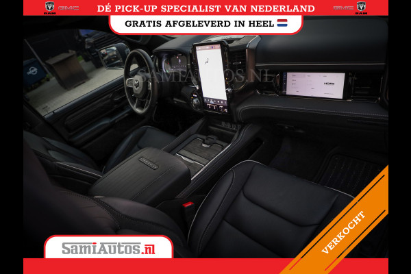 Dodge Ram 1500 LIMITED NIGHT H.O 540PK 706 Nm | XB9 | MASSAGE | BOM VOL | PW7 WHITE | CREW CAB | DUBBELE CABINE | GRIJSKENTEKEN | DE MEEST LUXUEUZE en BEGEERDE Pick-up VOORRAAD NR 2305 - 8549