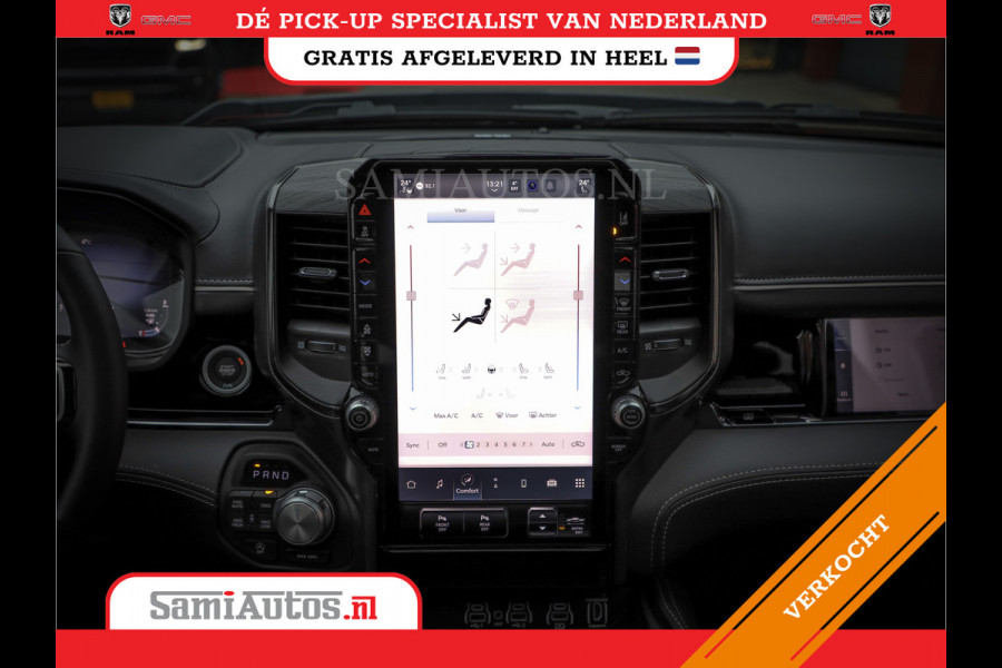 Dodge Ram 1500 LIMITED NIGHT H.O 540PK 706 Nm 2025 | XB9 | MASSAGE | BOM VOL | CREW CAB | DUBBELE CABINE | GRIJSKENTEKEN | DE MEEST LUXUEUZE en BEGEERDE Pick-up VOORRAAD NR 2330 - 7407