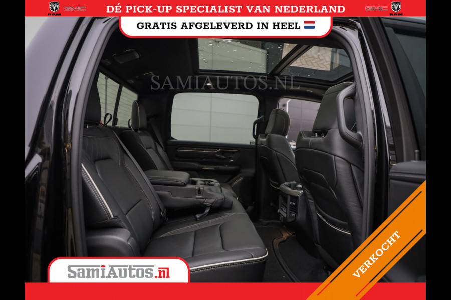 Dodge Ram 1500 LIMITED NIGHT H.O 540PK 706 Nm 2025 | XB9 | MASSAGE | BOM VOL | CREW CAB | DUBBELE CABINE | GRIJSKENTEKEN | DE MEEST LUXUEUZE en BEGEERDE Pick-up VOORRAAD NR 2330 - 7407