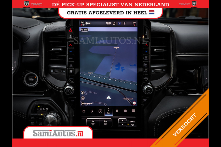 Dodge Ram 1500 LIMITED NIGHT H.O 540PK 706 Nm 2025 | XB9 | MASSAGE | BOM VOL | CREW CAB | DUBBELE CABINE | GRIJSKENTEKEN | DE MEEST LUXUEUZE en BEGEERDE Pick-up VOORRAAD NR 2330 - 7407