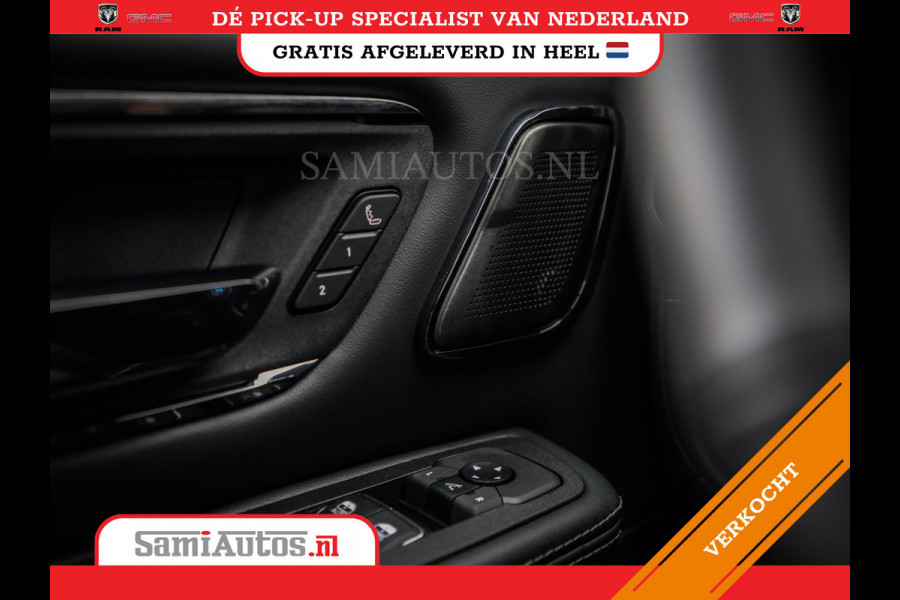 Dodge Ram 1500 LIMITED NIGHT H.O 540PK 706 Nm 2025 | XB9 | MASSAGE | BOM VOL | CREW CAB | DUBBELE CABINE | GRIJSKENTEKEN | DE MEEST LUXUEUZE en BEGEERDE Pick-up VOORRAAD NR 2330 - 7407