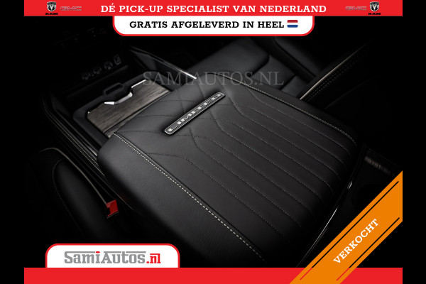 Dodge Ram 1500 LIMITED NIGHT H.O 540PK 706 Nm 2025 | XB9 | MASSAGE | BOM VOL | CREW CAB | DUBBELE CABINE | GRIJSKENTEKEN | DE MEEST LUXUEUZE en BEGEERDE Pick-up VOORRAAD NR 2330 - 7407