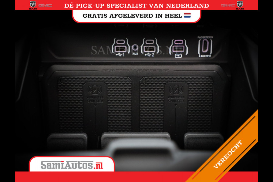 Dodge Ram 1500 LIMITED NIGHT H.O 540PK 706 Nm 2025 | XB9 | MASSAGE | BOM VOL | CREW CAB | DUBBELE CABINE | GRIJSKENTEKEN | DE MEEST LUXUEUZE en BEGEERDE Pick-up VOORRAAD NR 2330 - 7407