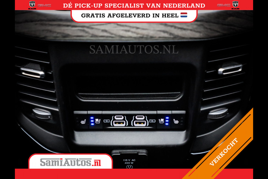 Dodge Ram 1500 LIMITED NIGHT H.O 540PK 706 Nm 2025 | XB9 | MASSAGE | BOM VOL | CREW CAB | DUBBELE CABINE | GRIJSKENTEKEN | DE MEEST LUXUEUZE en BEGEERDE Pick-up VOORRAAD NR 2330 - 7407