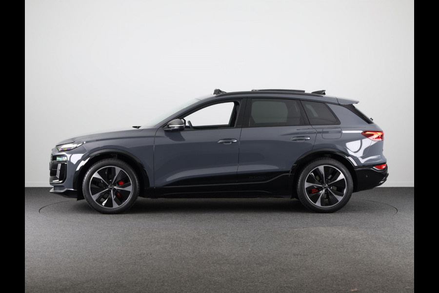 Audi Q6 e-tron First Edition 100 kWh 388 pk | Private lease vanaf € 1749,- pm | Verlengde garantie | Navigatie | Panoramadak | Luchtvering | Bang & Olufsen Audio | 21" Lichtmetalen velgen |