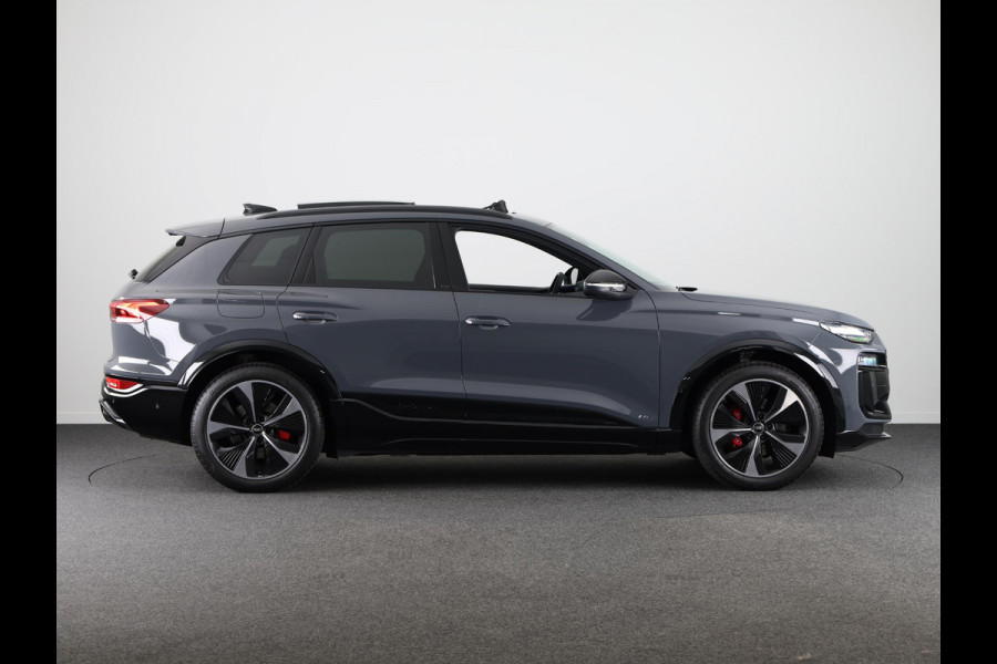 Audi Q6 e-tron First Edition 100 kWh 388 pk | Private lease vanaf € 1749,- pm | Verlengde garantie | Navigatie | Panoramadak | Luchtvering | Bang & Olufsen Audio | 21" Lichtmetalen velgen |