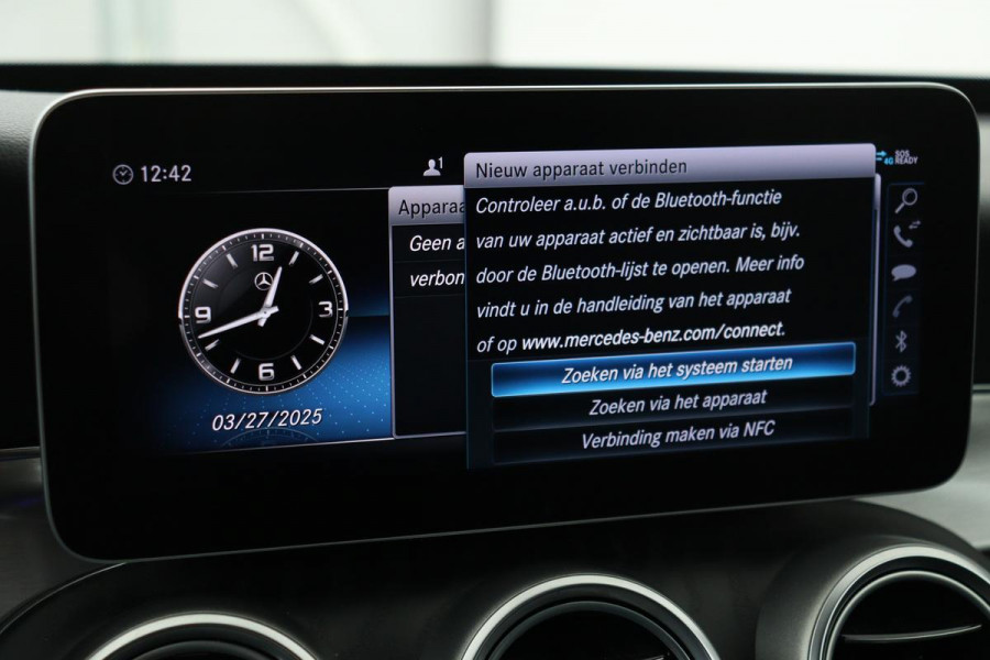 Mercedes-Benz C-Klasse 200 AMG | Stoelverwarming | Carplay | Trekhaak | Matrix LED | Sfeerverlichting | Leder/Alcantara | Side Assist | Camera
