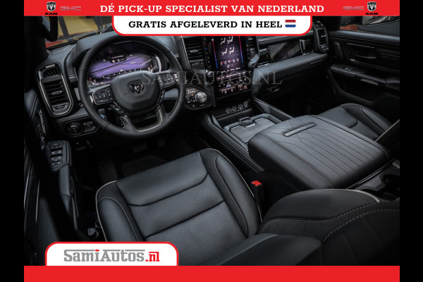 Dodge Ram 1500 LIMITED NIGHT DE MEEST LUXUEUZE PICK UP HIGH OUTPUT H.O 540PK 706 Nm 2025 | XB9 | MASSAGE | BOM VOL | CREW CAB | DUBBELE CABINE | GRIJSKENTEKEN | VOORRAAD NR 2293 - 7688