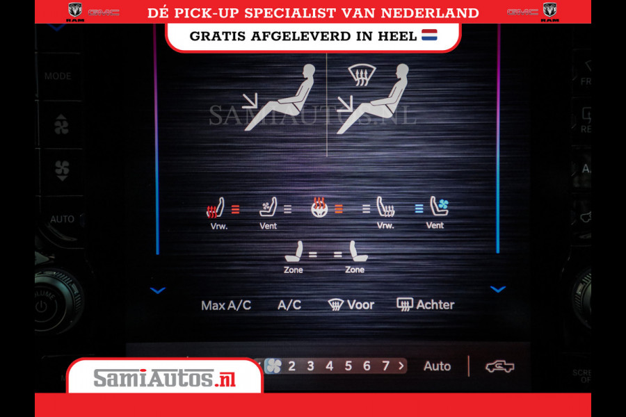 Dodge Ram 1500 LIMITED NIGHT DE MEEST LUXUEUZE PICK UP HIGH OUTPUT H.O 540PK 706 Nm 2025 | XB9 | MASSAGE | BOM VOL | CREW CAB | DUBBELE CABINE | GRIJSKENTEKEN | VOORRAAD NR 2293 - 7688