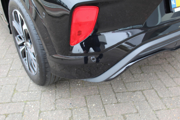 Ford Puma 1.0-125pk EcoBoost Hybrid ST-Line. April 2024 ! Slechts 8.400km ! Autm. airco, navigatie, telefoonvoorb., camera, pdc v+a, parkeerassistent, LED verl., metallic lak, LM wielen, stoel-, stuur- en voorraamverw., lane- en sideassist, adapt. cruise cntrl etc