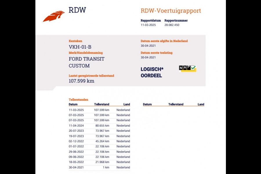 Ford Transit Custom 280 2.0 TDCI 108pk Euro 6 - Navi - Cruise - 3 Zits