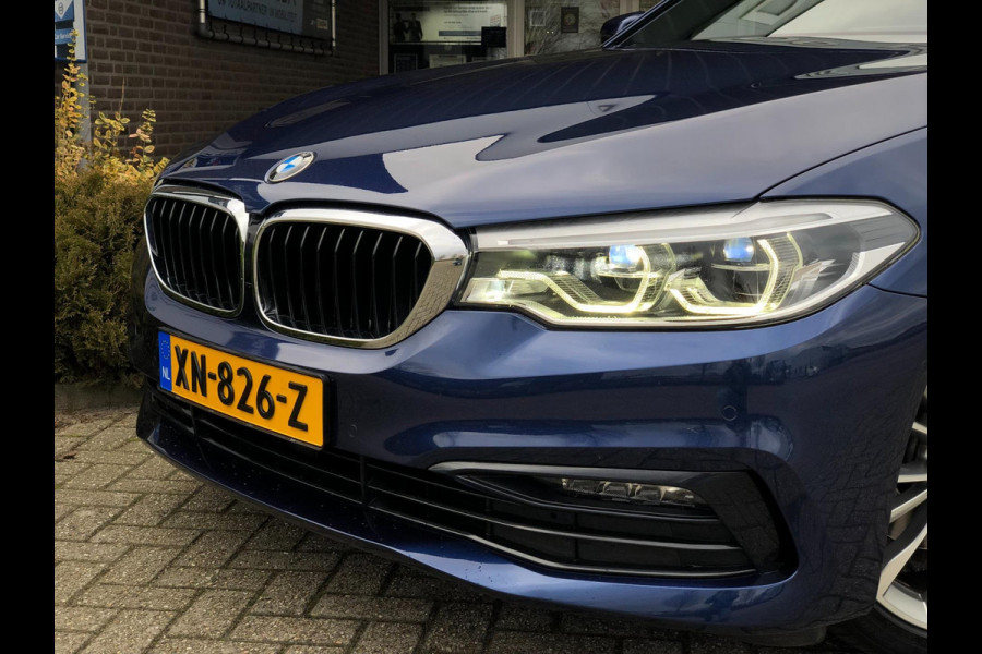 BMW 5 Serie 520i Corporate Lease High Executive | Leder, El. Stoel, Navi, Stoelverw., Climate, Cruise, DAB| NAP |
