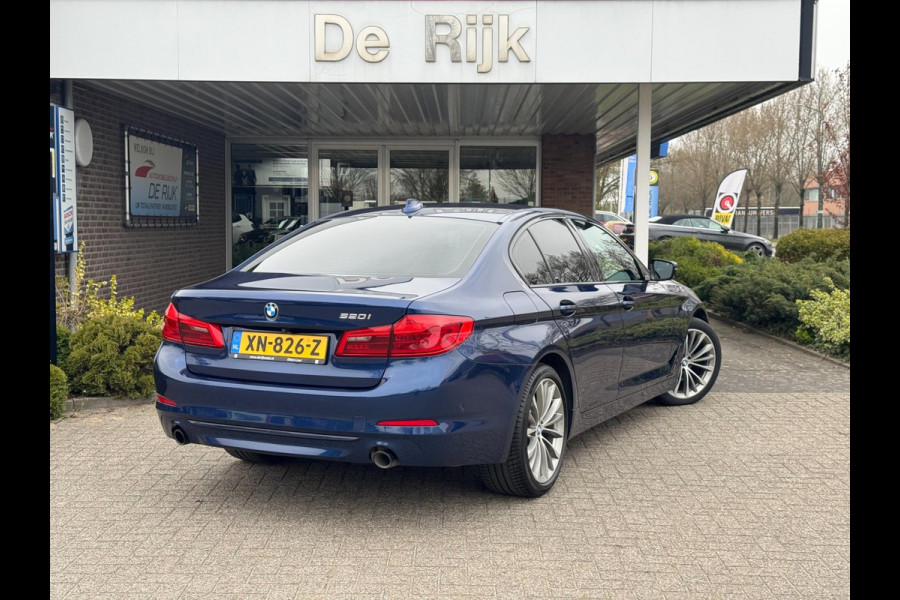 BMW 5 Serie 520i Corporate Lease High Executive | Leder, El. Stoel, Navi, Stoelverw., Climate, Cruise, DAB| NAP |