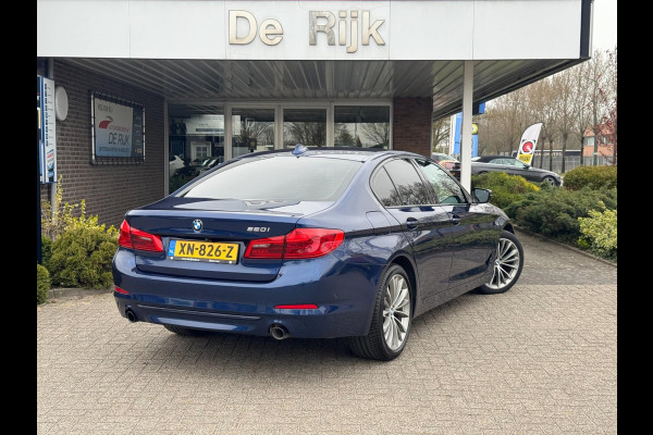 BMW 5 Serie 520i Corporate Lease High Executive | Leder, El. Stoel, Navi, Stoelverw., Climate, Cruise, DAB| NAP |