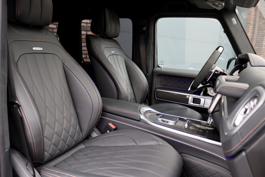 Mercedes-Benz G-Klasse AMG 63 Aut9 | Facelift | 'Manufaktur' | Performance-pakket | Distronic+ | AMG Drivers Package | Verwarmd Stuurwiel | Carbonpakket | Trekhaak | Keyless Go | Massage | Techniekpakket |