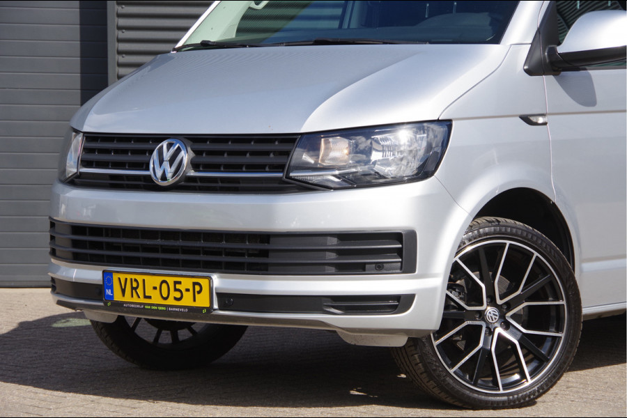Volkswagen Transporter 2.0 TDI L2 150PK, AIRCO, CRUISE, NAVI, PARKEERSENSOREN, STOELVERWARMING DUBBELE CABINE LEVERBAAR
