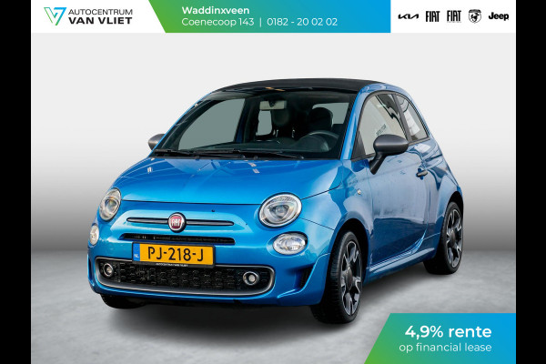 Fiat 500C TwinAir Turbo Sport Fiat 500 TwinAir Turbo Sport | Cabrio | 105pk | Clima | PDC | 16" |  Navi | Priv. glass
