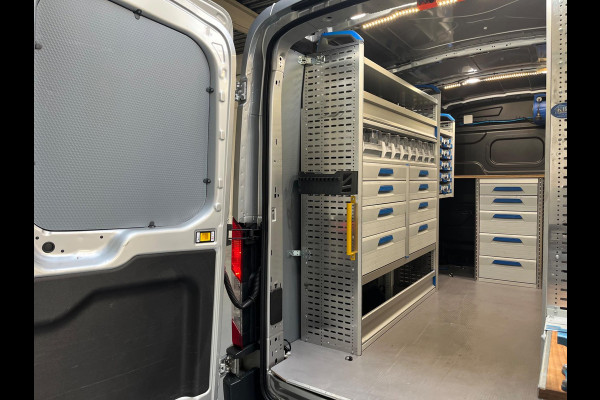 Ford Transit Sortimo Servicewagen 350 2.0 TDCI L2H2 130PK euro6 Trend 3Persoons, Inrichting, Treeplank, Airco, RIJKLAARPRIJS!