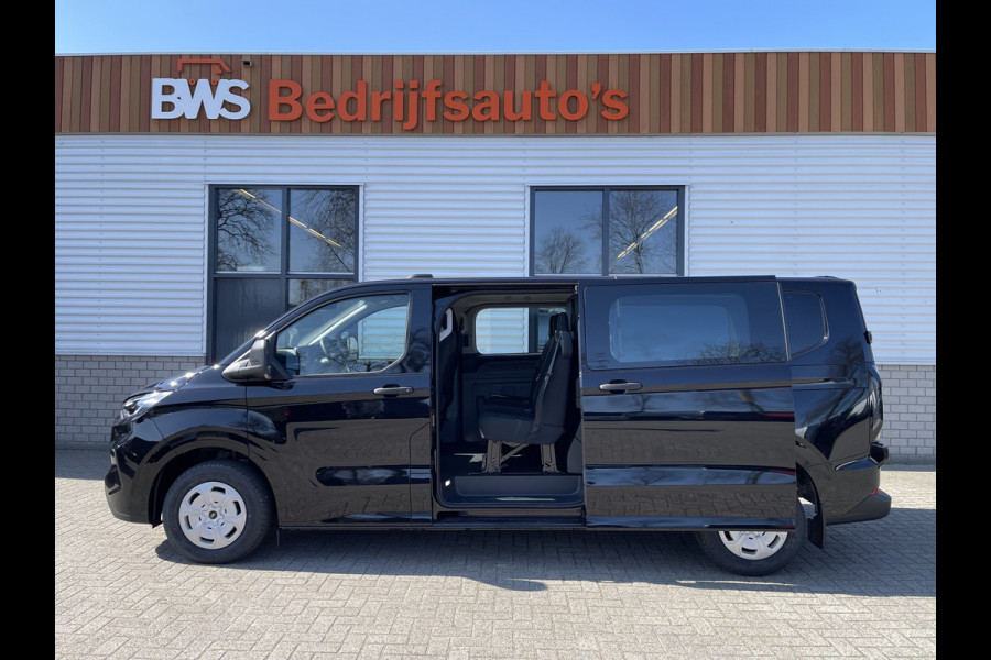 Ford Transit Custom 320 2.0 TDCI 136pk L2H1 Trend originele Ford DC 5 persoons / NIEUW / bpm vrij / euro 6 / rijklaar € 40.950 ex btw / lease vanaf € / airco / cruise / camera / dubbele schuifdeur !