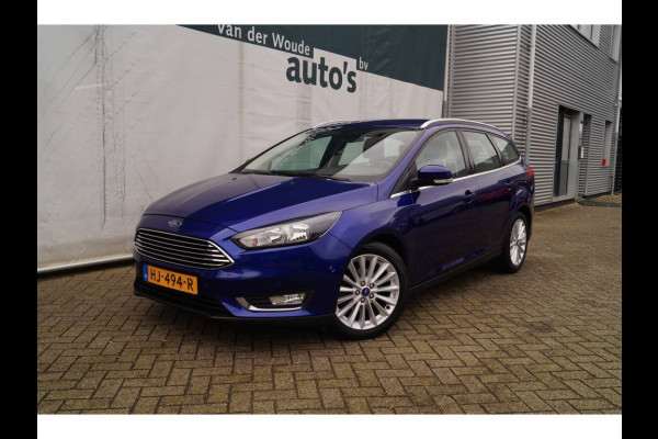 Ford Focus Wagon 1.5 TDCi 120pk Automaat Titanium -NAVI-PDC-