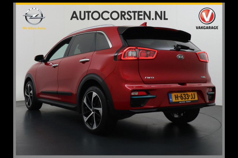 Kia e-Niro 64kWh 204PK Executive-Line Warmtepomp Apple Carplay Android Auto Navi Ecc Leder Camera Adaptieve Cruise Control DAB Pdc Stoel Ve Keyless Led Achterbank+Stuur Verwarming Dodehoek assistent Regen-Lichtsensor JBL-Soundsystem Bluetooth Draadloze tel.lader Lmv 18" 1e Eigenaar! Krachtige en zuinige aandrijflijn met grote accu! 46.000 euro nieuw
