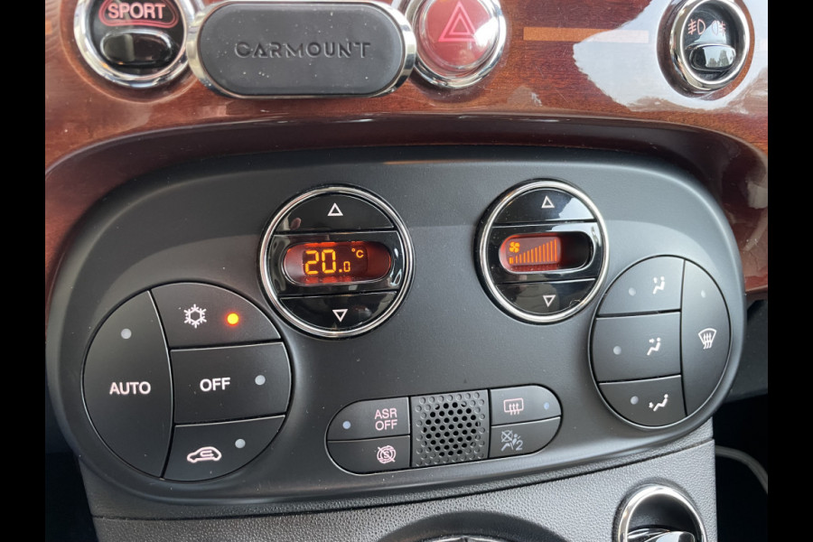 Fiat 500C 0.9 TwinAir Turbo Riva Speciale unieke uitvoering! - Elektrisch bedienbare kap - houtafwerking interieur - 105 pk - climate control - parkeersensoren achter multifunctioneel stuurwiel - navigatie - u connect - mistlampen - licht metalen velgen - lederen bekleding - radio/USB/AUX - bluetooth