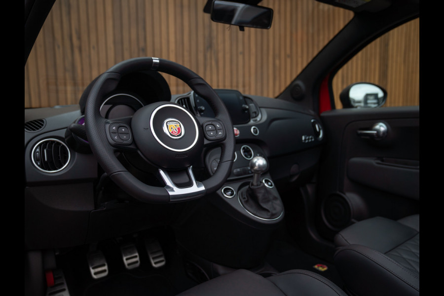 Fiat 500C Abarth 595 Turismo | Leder | CarPlay | Rosso Officina | Navi