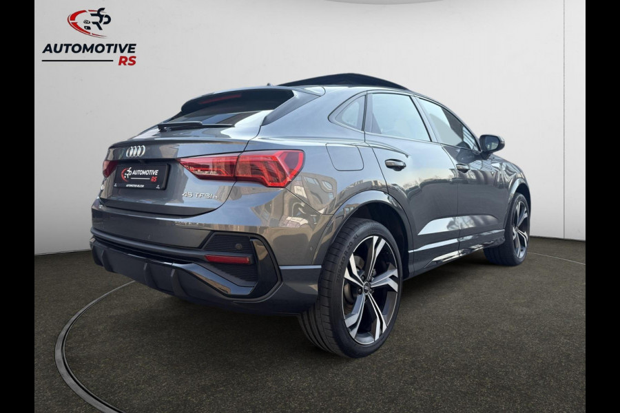 Audi Q3 Sportback 45 TFSI e | 3x S Line | Pano | Leder | Navi Elektr. Klep Luxe & Sportief
