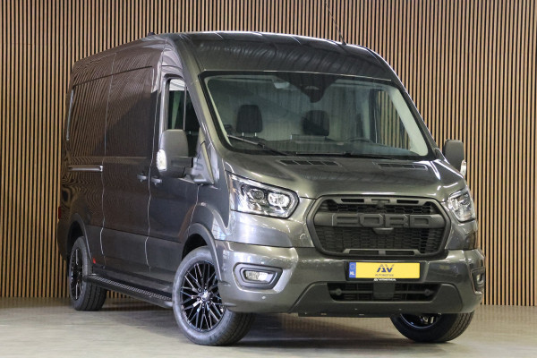 Ford Transit 350 2.0 TDCI L3H2 165PK AUT Limited | BPM VRIJ | L+R Schuifdeur | 360 Camera | ACC | Navigatie | Bi-Xenon | Lane assist | BLIS | CarPlay | Trekhaak | 3-Zitter| Facelift model MY2025