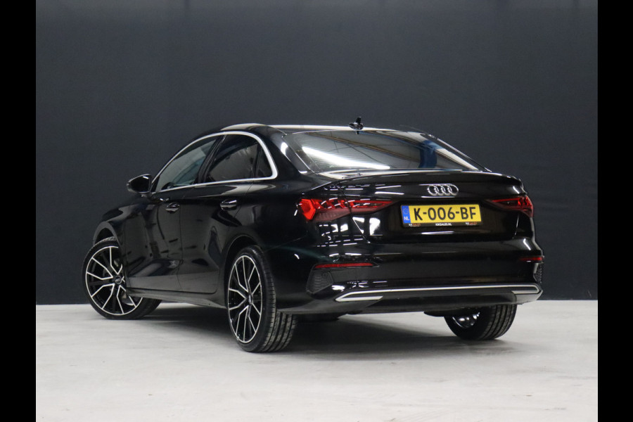 Audi A3 Limousine 35 TFSI Sportline *WEEKAANBIEDING* [SPORTSTOELEN, APPLE CARPAY, CRUISE CONTROL, DIGITAL DASH, TREKHAAK, CLIMATE CONTROL, VOL LEDER, FLIPPERS, NAVIGATIE, NIEUWSTAAT]