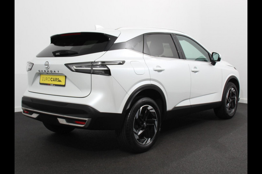 Nissan QASHQAI 1.3 MHEV Xtronic N-Connecta Navigatie Apple Carplay/ Android Auto 360 camera Parkeersensoren Adaptive Cruise Control Blind Spot Assist Stoelverwarming Half leder Climate Control