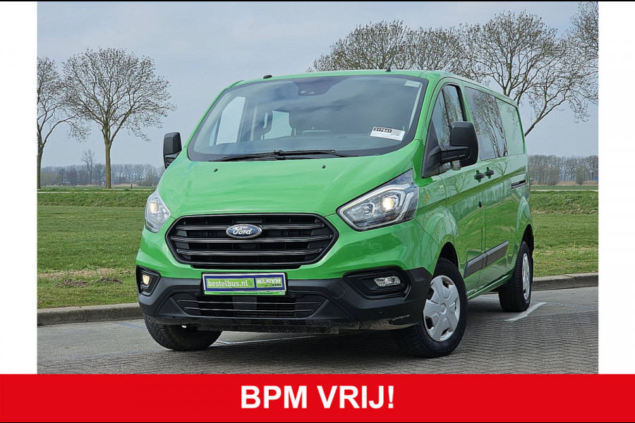 Ford Transit Custom 300 2.0 TDCI L2H1 Trend DC NAP 2xZijdeur Euro6 130Pk Trekhaak
