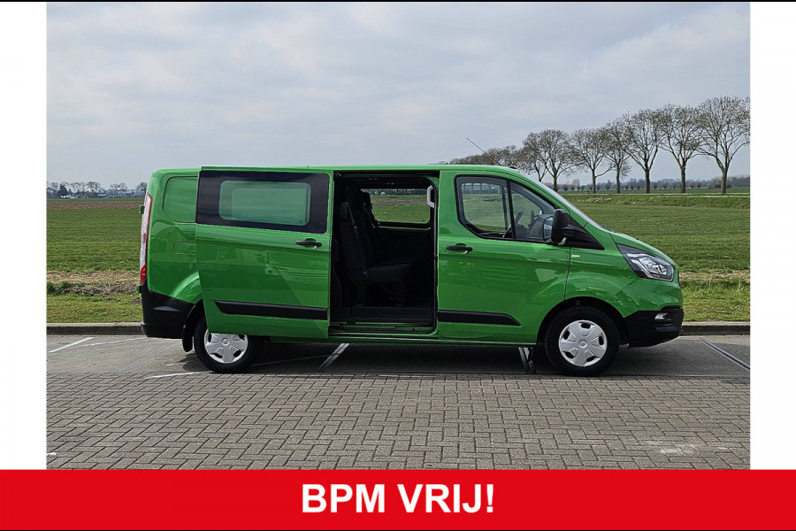 Ford Transit Custom 300 2.0 TDCI L2H1 Trend DC NAP 2xZijdeur Euro6 130Pk Trekhaak