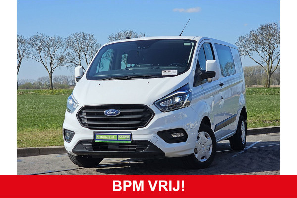 Ford Transit 2.0 TDCI L1H1 Dubbelcabine Airco Trekhaak Deuren Navi Xenon ACC Camera Euro6!