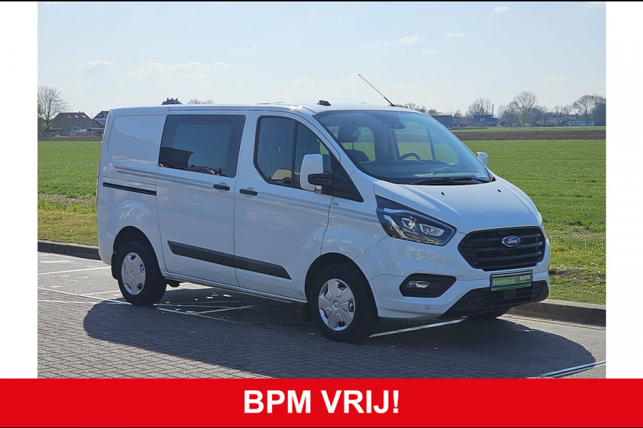 Ford Transit 2.0 TDCI L1H1 Dubbelcabine Airco Trekhaak Deuren Navi Xenon ACC Camera Euro6!