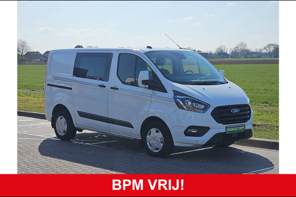 Ford Transit 2.0 TDCI L1H1 Dubbelcabine Airco Trekhaak Deuren Navi Xenon ACC Camera Euro6!