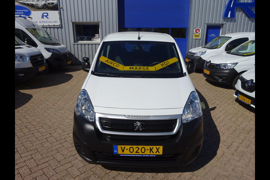 Peugeot Partner 120 1.6 BlueHDi 100 Pk MARGE AUTO AIRCO NAVI 2 x AIRBAG SCHUIFDEUR