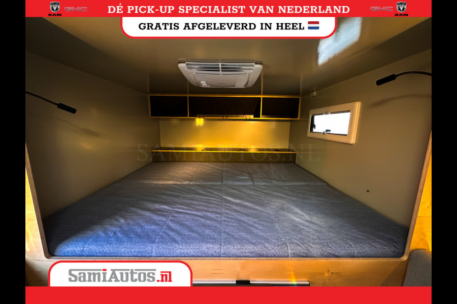 Dodge Ram 1500 CAMPER / AFZET UNIT | SHOWROOM MODEL | 4 PERSOONS | AIRCO | ZONNEPANEEL | VERWARMING | DOUCHE | WC | LUIFEL | 4 SLAAP PLAATSEN | Let Op: Investeer in deze unieke afzetunit camper en verdien direct!