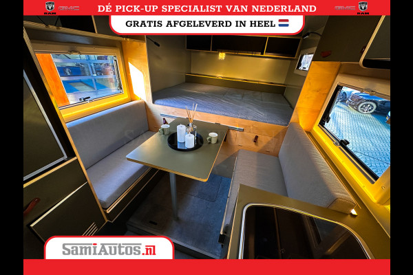 Dodge Ram 1500 CAMPER / AFZET UNIT | SHOWROOM MODEL | 4 PERSOONS | AIRCO | ZONNEPANEEL | VERWARMING | DOUCHE | WC | LUIFEL | 4 SLAAP PLAATSEN | Let Op: Investeer in deze unieke afzetunit camper en verdien direct!