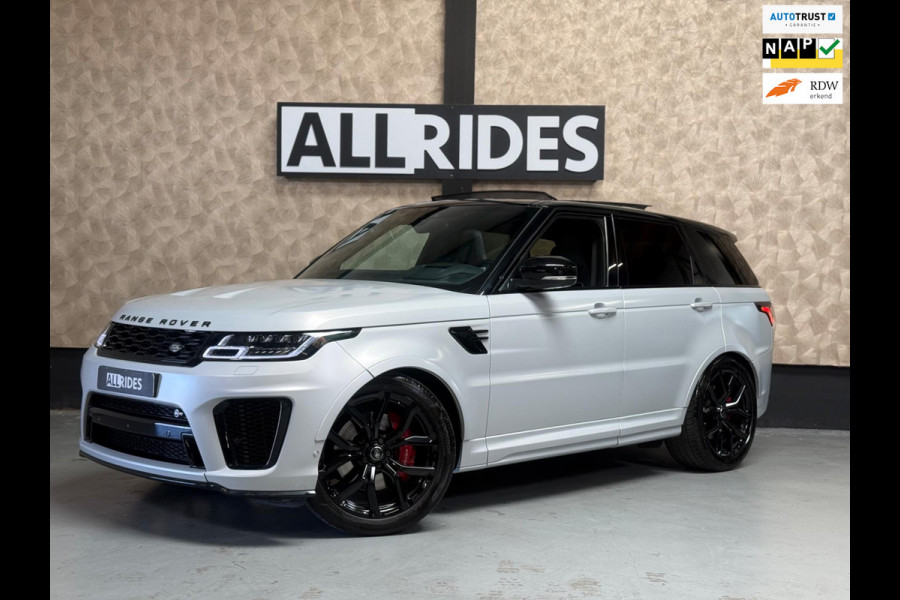 Land Rover Range Rover Sport 5.0 V8 SC SVR l Carbon l Matt l Kuipstoelen
