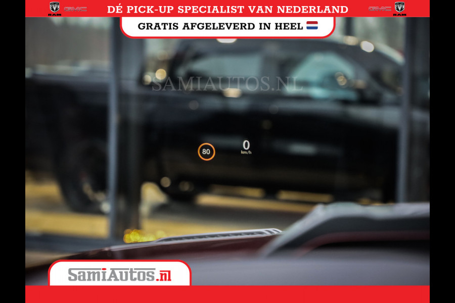 Dodge Ram 1500 LIMITED NIGHT HIGH OUTPUT 540PK 706 Nm 2025 | XB9 | MASSAGE | BOM VOL | CREW CAB | DUBBELE CABINE | GRIJSKENTEKEN | DE MEEST LUXUEUZE en BEGEERDE Pick-up | VOORRAAD NR 2302 - 7425