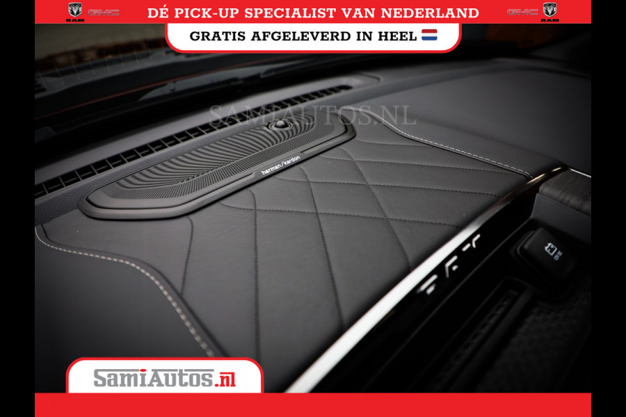 Dodge Ram 1500 LIMITED NIGHT HIGH OUTPUT 540PK 706 Nm 2025 | XB9 | MASSAGE | BOM VOL | CREW CAB | DUBBELE CABINE | GRIJSKENTEKEN | DE MEEST LUXUEUZE en BEGEERDE Pick-up | VOORRAAD NR 2302 - 7425