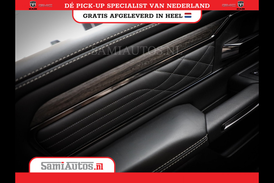 Dodge Ram 1500 LIMITED NIGHT HIGH OUTPUT 540PK 706 Nm 2025 | XB9 | MASSAGE | BOM VOL | CREW CAB | DUBBELE CABINE | GRIJSKENTEKEN | DE MEEST LUXUEUZE en BEGEERDE Pick-up | VOORRAAD NR 2302 - 7425