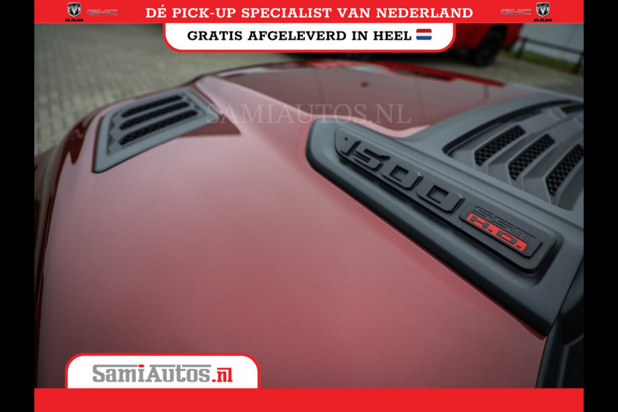 Dodge Ram 1500 LIMITED NIGHT HIGH OUTPUT 540PK 706 Nm 2025 | XB9 | MASSAGE | BOM VOL | CREW CAB | DUBBELE CABINE | GRIJSKENTEKEN | DE MEEST LUXUEUZE en BEGEERDE Pick-up | VOORRAAD NR 2302 - 7425