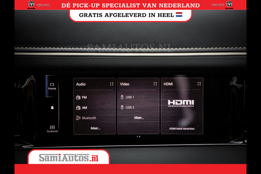 Dodge Ram 1500 LIMITED NIGHT HIGH OUTPUT 540PK 706 Nm 2025 | XB9 | MASSAGE | BOM VOL | CREW CAB | DUBBELE CABINE | GRIJSKENTEKEN | DE MEEST LUXUEUZE en BEGEERDE Pick-up | VOORRAAD NR 2302 - 7425