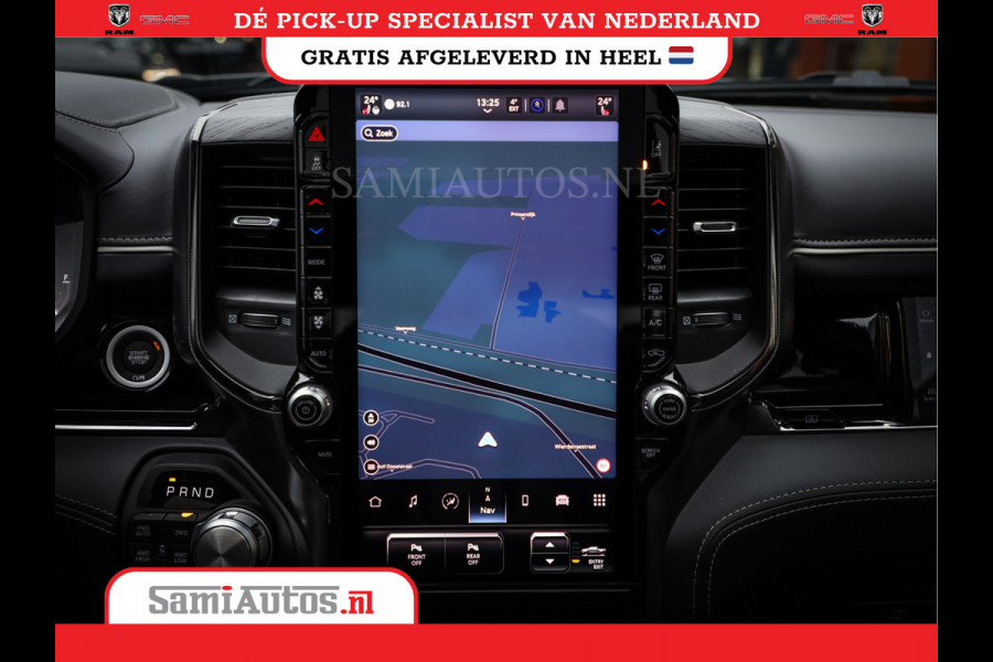 Dodge Ram 1500 LIMITED NIGHT HIGH OUTPUT 540PK 706 Nm 2025 | XB9 | MASSAGE | BOM VOL | CREW CAB | DUBBELE CABINE | GRIJSKENTEKEN | DE MEEST LUXUEUZE en BEGEERDE Pick-up | VOORRAAD NR 2302 - 7425